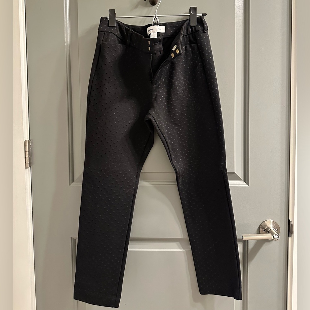 Old Navy Black Polka Dot Pixie Pants